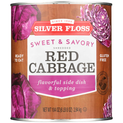 Silver Floss Sweet & Sour Cabbage, 6 x 104 oz Case - DOT product image 3