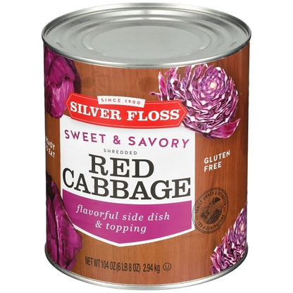 Silver Floss Sweet & Sour Cabbage, 6 x 104 oz Case - DOT product image 8