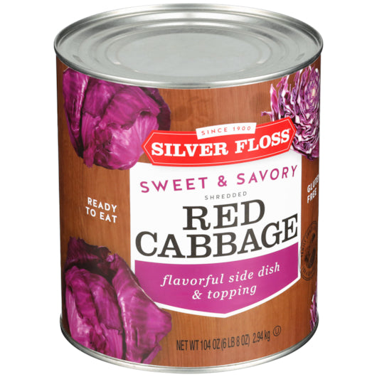 Silver Floss Sweet & Sour Cabbage, 6 x 104 oz Case - DOT product image 4