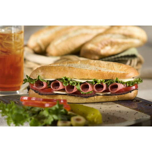 Vie De France Sub Rolls Milano Parbaked, 66 x 3.5 oz Case - Breads, Rolls & Buns