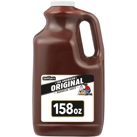 K.C. Masterpiece Original Gluten Free Original BBQ Sauce Bulk, 4 x 158 oz Case - Condiments & Sauces
