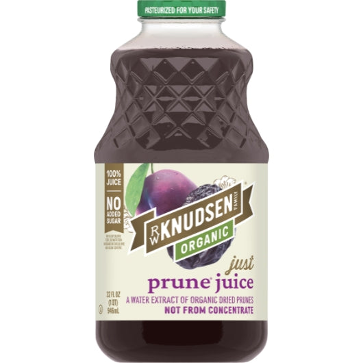 RW Knudsen Organic Prune, 6 x 32 fl oz Case - Juices