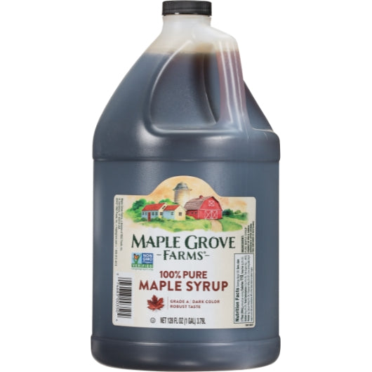 B and G 100% Pure Grade A Dark Robust Pure Maple Pancake Syrup Bulk, 4 x 1 GA Case - DOT product image 7