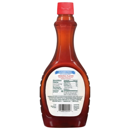 Maple Grove Sugar Free Maple Flavored Syrup Bottle, 12 x 24 fl oz Case - DOT product image 4