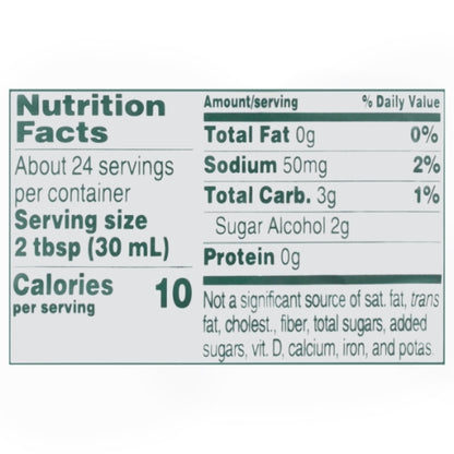 Maple Grove Sugar Free Maple Flavored Syrup Bottle, 12 x 24 fl oz Case - DOT product image 6