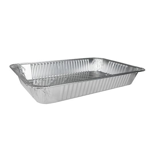 Durable Powerfoil Full Deep Standard Gauge Steam Table Pan, 1 x 50 each Case - Disposables