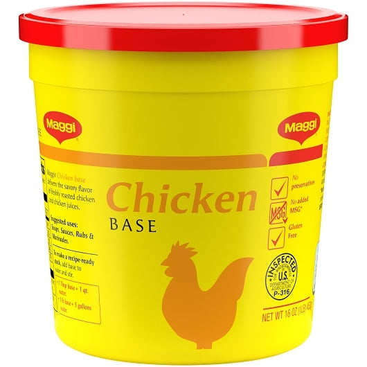 Maggi Chicken Base, 6 x 1 lb Case - Pantry Ingredients