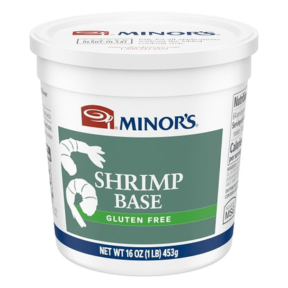 Nestle Minors No Added MSG Gluten Free Shrimp Base, 6 x 1 lb Case - Frozen Meat & Seafood