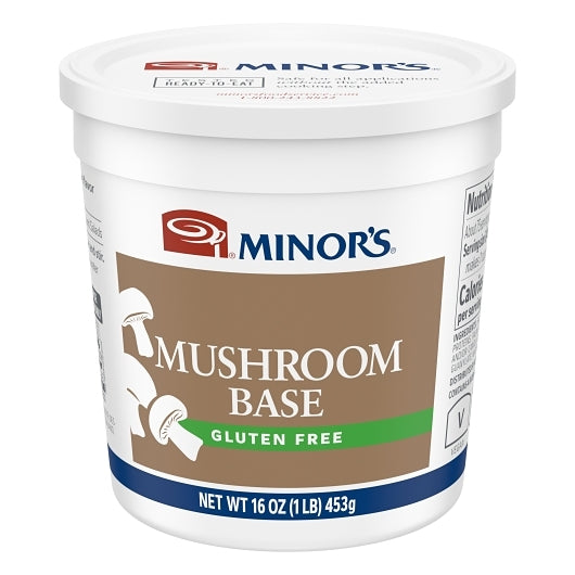 Nestle Minors No Added MSG Gluten Free Mushroom Base, 6 x 1 lb Case - Prepared Foods