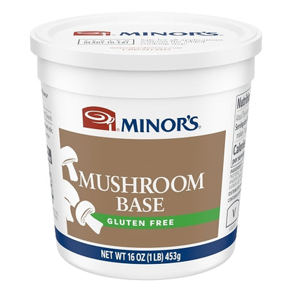 Nestle Minors No Added MSG Gluten Free Mushroom Base, 6 x 1 lb Case - Prepared Foods
