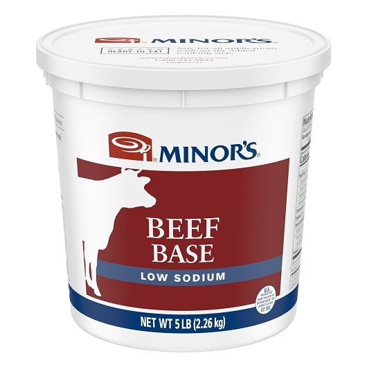 Nestle Minors Low Gluten Free No MSG Added Low Sodium Beef Base, 4 x 5.004 lb Case - DOT product image 2