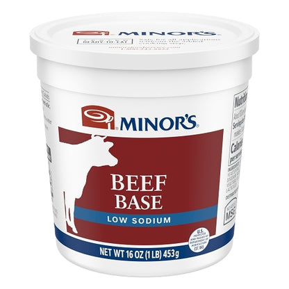 Nestle Minors Low No Added MSG Gluten Free Low Sodium Beef Base, 6 x 1 lb Case - DOT product image 2