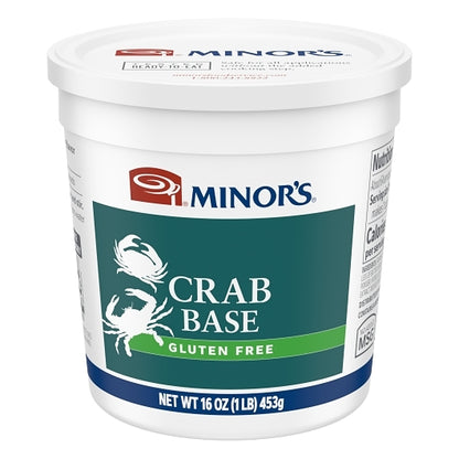 Nestle Minors No Added MSG Gluten Free Crab Base, 6 x 1 lb Case - Prepared Foods