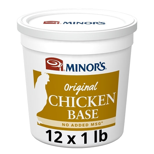 Nestle Minors No MSG Added Chicken Base, 12 x 1 lb Case - Prepared Foods