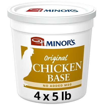 Nestle Minors No MSG Added Chicken Base, 4 x 5.004 lb Case - Prepared Foods