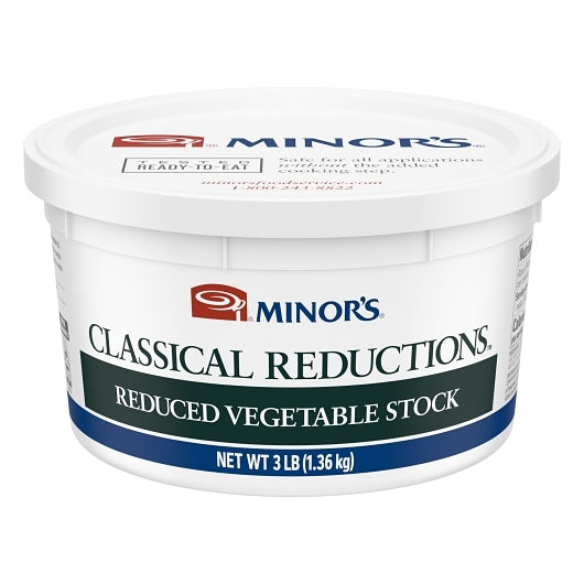 Minor's Vegetable Stock, 4 x 2.998 lb Case - Pantry Ingredients