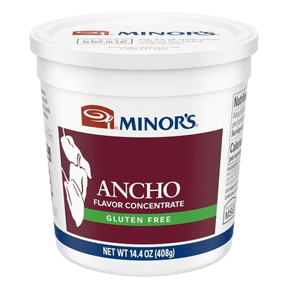 Nestle Minors Ancho Gluten Free Ancho Flavor Concentrate, 6 x 14.392 oz Case - Condiments & Sauces