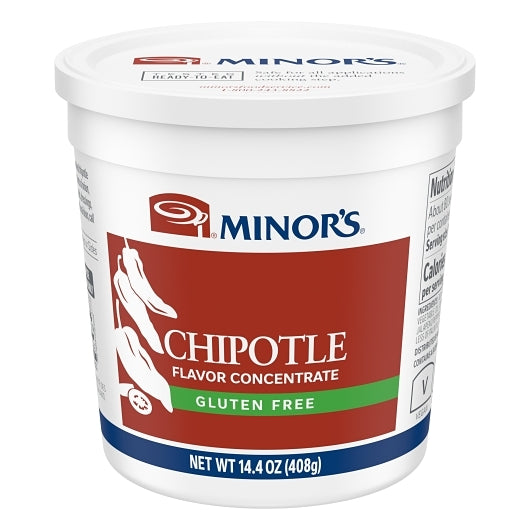 Minor's Gluten Free Chipotle Flavor Concentrate, 6 x 14.392 oz Case - Spices Seasonings