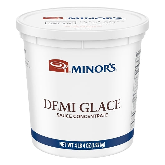 Nestle Minors Concentrate Demi Glace Sauce Concentrate, 4 x 4.251 lb Case - Condiments & Sauces