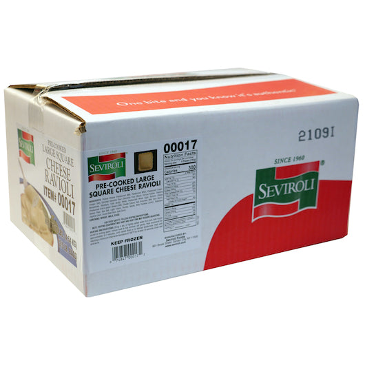 Seviroli Foods Large Cheese Square Ravioli, 2 x 5 lb Case - DOT product image 5