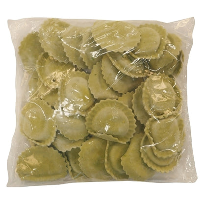 Seviroli Foods Large Round Spinach Cheese Ravioli, 2 x 2.5 lb Case - Pantry Ingredients