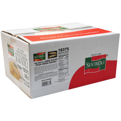 Seviroli Foods Large Round 4 Cheese Ravioli, 2 x 5 lb Case - DOT product image 5