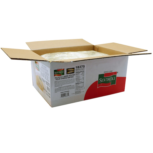 Seviroli Foods Large Round 4 Cheese Ravioli, 2 x 5 lb Case - DOT product image 4