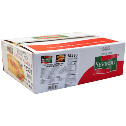 Seviroli Foods Jumbo Hexagon Lobster Ravioli, 2 x 2.5 lb Case - DOT product image 5