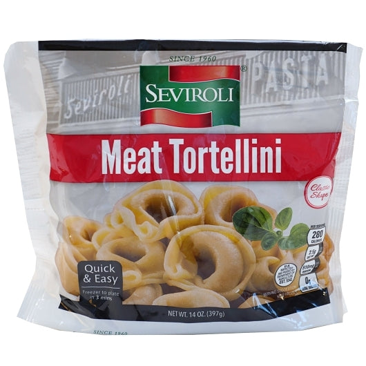 Seviroli Foods Meat Tortellini, 12 x 14 oz Case - Prepared Foods