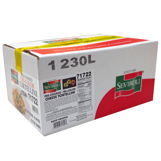 Seviroli Foods Tri-Color Cheese Tortellini, 2 x 5 lb Case - DOT product image 3