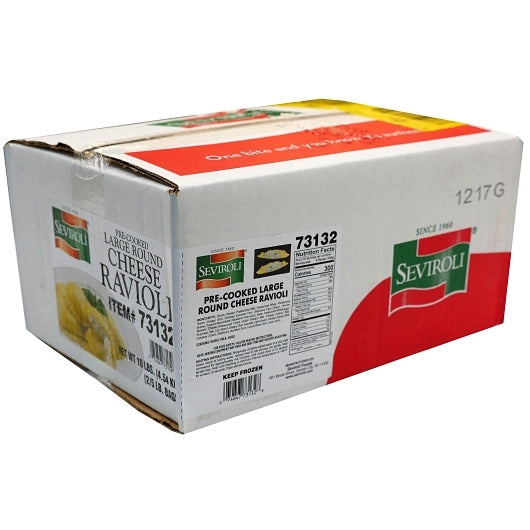 Seviroli Foods Large Round Cheese Ravioli Pasta, 2 x 5 lb Case - DOT product image 7