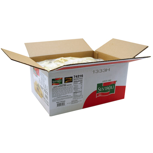 Seviroli Foods Large Round Beef Ravioli, 2 x 5 lb Case - DOT product image 4