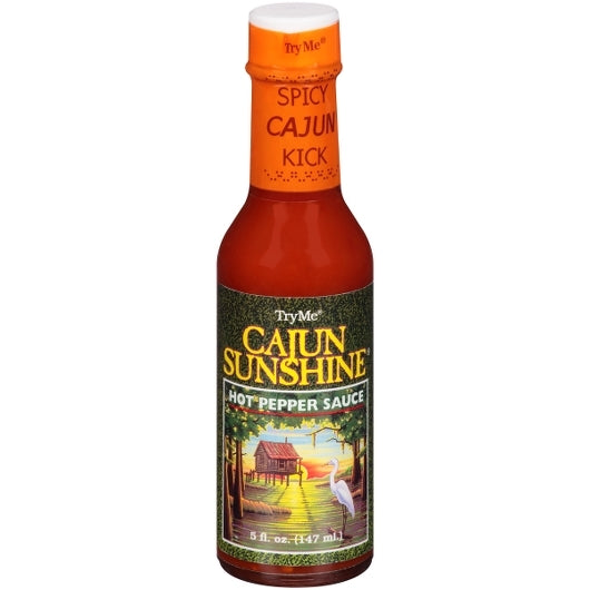 Try Me Gourmet Cajun Sunshine Sauce, 6 x 5 fl oz Case - Condiments & Sauces