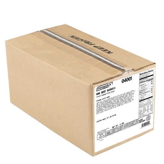 Conagra Fernandos Fiesta Mini Beef & Bean Burritos, 2 x 80 each Case - DOT product image 5