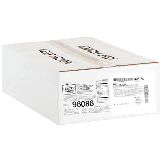 Foster Farms 100% Whole Grain Mini Pop Dogs, 2 x 5.25 lb Case - DOT product image 4