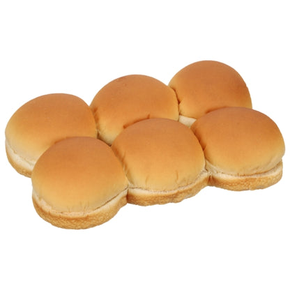 European Bakers 2.9 Inch Sliced White Bread Mini Hamburger Buns, 8 x 24 each Case - DOT product image 2