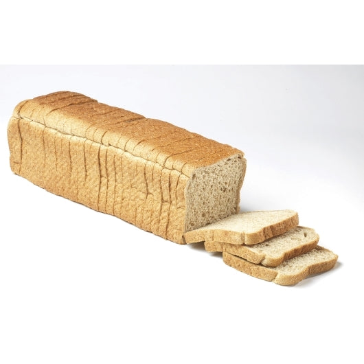 European Bakers 100 % Whole Wheat (24 Slices) Sandwich Oval Bread, 8 x 32 oz Case - Breads, Rolls & Buns