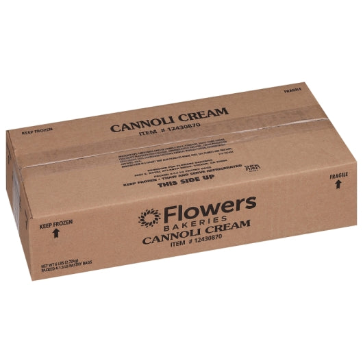 Flowers Foods Chocolate Chip Cannoli Cream Filling, 4 x 1.5 lb Case - DOT product image 4