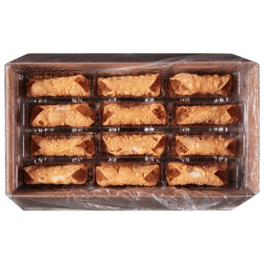 Flowers Foods Cannoli Shells Large, 48 x 1 oz Case - Bakery & Desserts