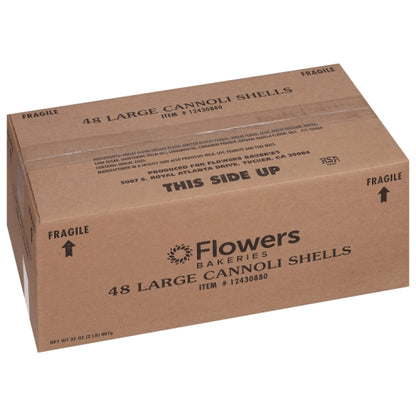 Flowers Foods CANNOLI SHELLS LARGE, 48 x 1 oz Case - DOT product image 6