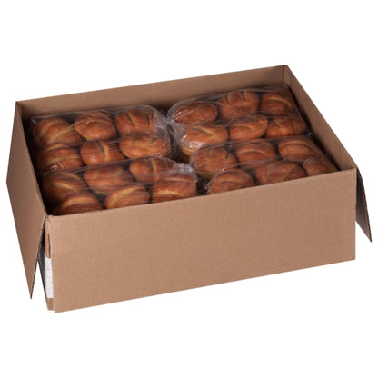 European Bakers 4 Inch Double Cut Potato Hamburger Bun, 8 x 31 oz Case - DOT product image 3