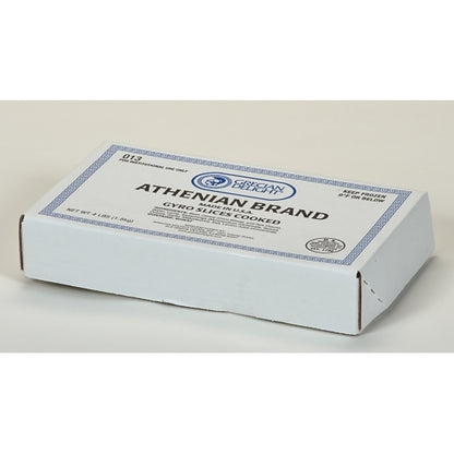 Gyro Athens Style Cooked Athenian Gyros Slice, 4 x 4 lb Case - Frozen Meat & Seafood