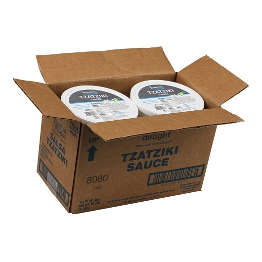 Grecian Delight Gyro Tzatziki Sauce, 4 x 3.75 lb Case - DOT product image 3