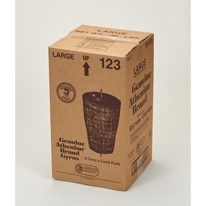 Grecian Delight Athenian Large Gyros Cone, 1 x 30 lb Case - Frozen Meat & Seafood