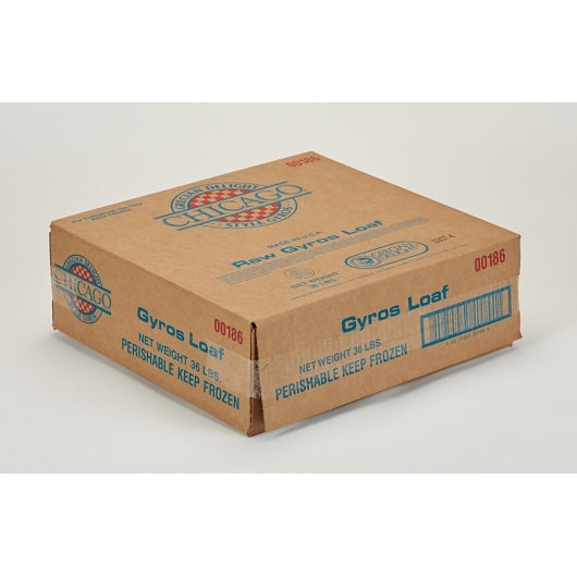 Grecian Delight Raw All Meat Loaf Gyro Meat, 6 x 6 lb Case - Frozen Meat & Seafood