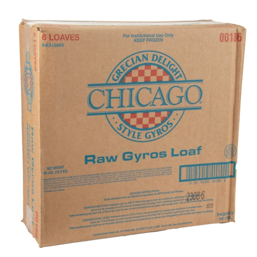 Grecian Delight Raw All Meat Loaf Gyro Meat, 6 x 6 lb Case - DOT product image 5