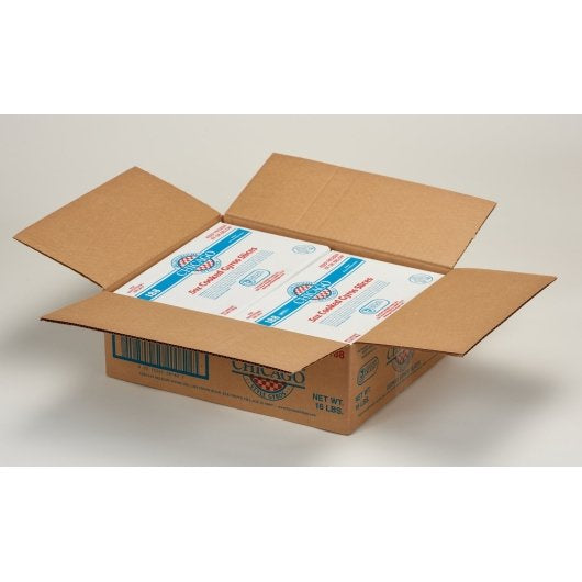Grecian Delight Cooked Chicago Style Gyros Slice, 4 x 4 lb Case - Frozen Meat & Seafood