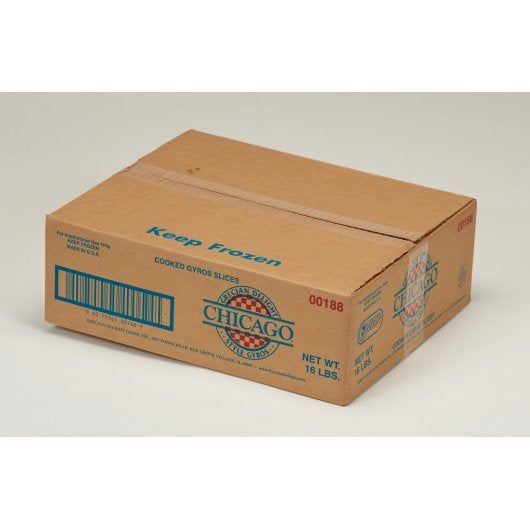 Grecian Delight Cooked Chicago Style Gyros Slice, 4 x 4 lb Case - DOT product image 3