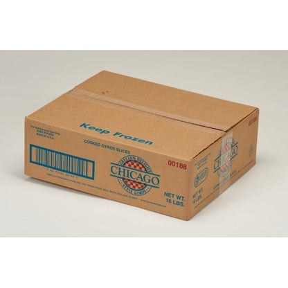 Grecian Delight Cooked Chicago Style Gyros Slice, 4 x 4 lb Case - DOT product image 3