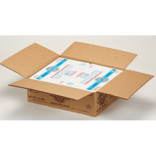 Grecian Delight Cooked Chicago Style Gyros Slice, 4 x 4 lb Case - DOT product image 2